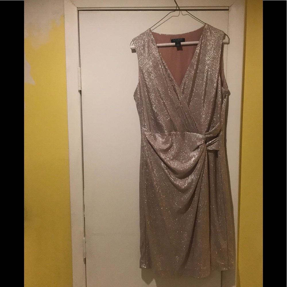 Ralph Lauren Rose Gold Dress